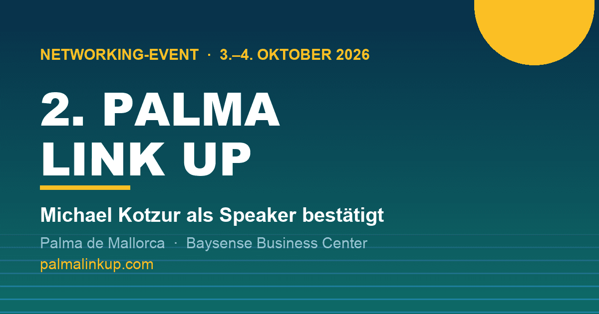 2. PALMA LINK UP bestätigt Michael Kotzur als Speaker: Kooperationen im Realitätscheck